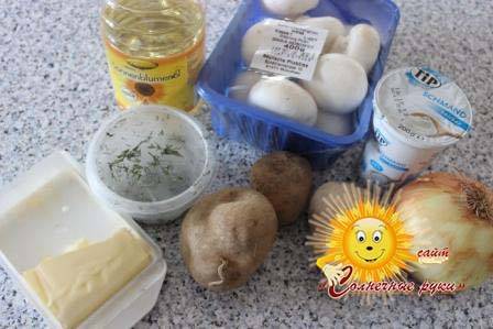 Картошка с грибами в горшочках - sun-hands.ru