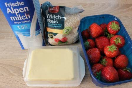 Каша рисовая с клубникой - sun-hands.ru