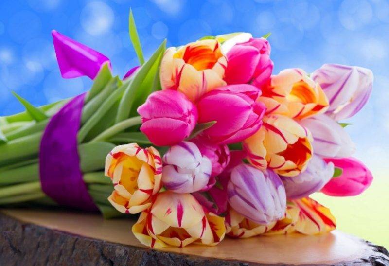 Красивые весенние букеты цветов и весенние цветочные композиции - 1001sovety.ru
