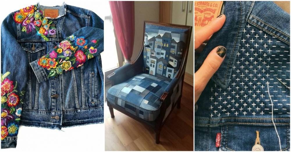 Старый добрый джинс: как из поношенных вещей создать шедевр - cpykami.ru - Франция