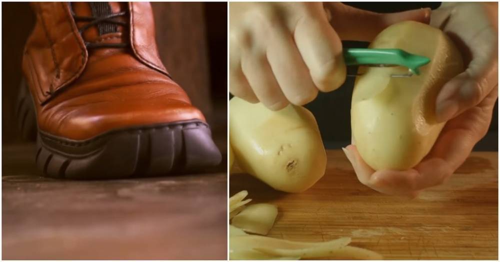 Тандем картофеля с обувью: доступный лайфхак, способный выручить в трудную минуту - cpykami.ru