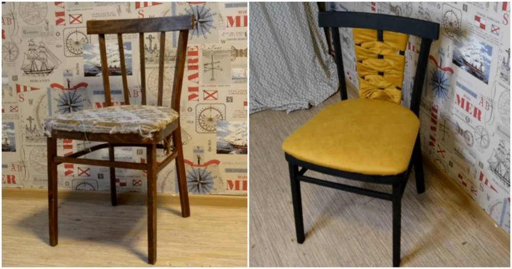 Стильная реставрация старого стула: просто, быстро и со вкусом - cpykami.ru - Россия