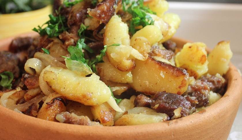 Жареная картошка с мясом: самые вкусные рецепты - hitrostigizni.ru