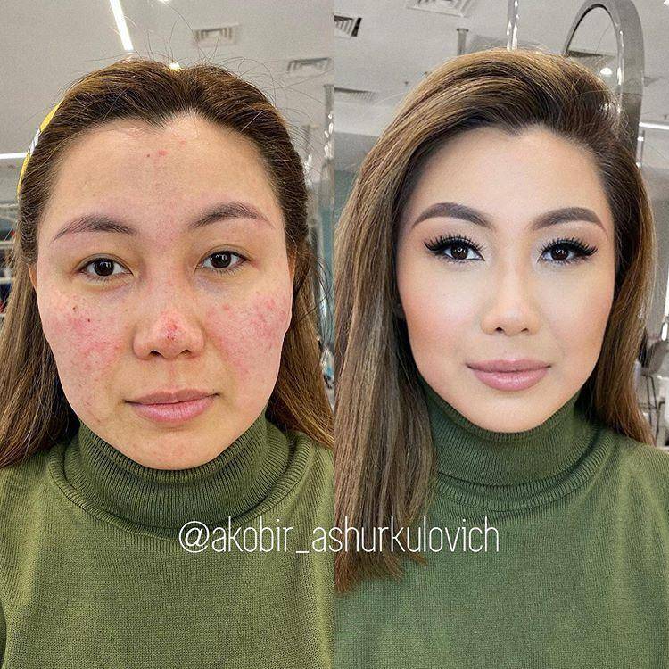 Фото женщин до и после макияжа - all-for-woman.com