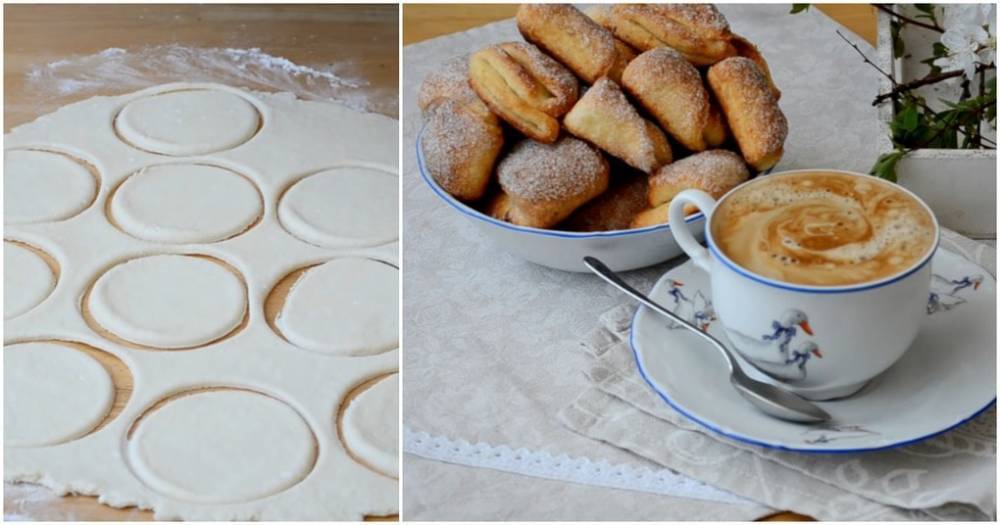 Слоеное творожное печенье: быстро, просто и пальчики оближешь - cpykami.ru