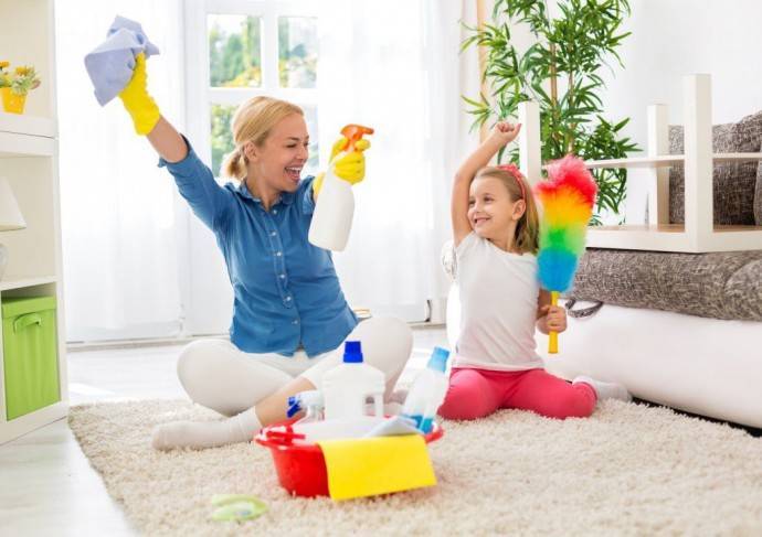 ​Как идеально организовать уборку с детьми - polsov.com