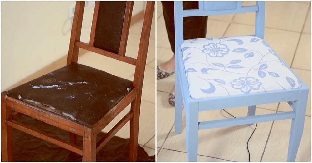 Из старого в новое: бюджетная реставрация старого стула - cpykami.ru