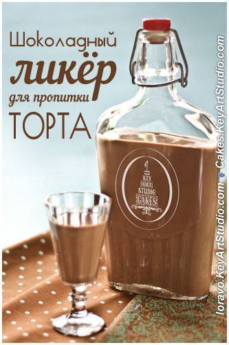 Шоколадный Ликёр для пропитки торта и не только - hitrostigizni.ru