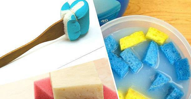 8 неожиданных способов применения губки длямытья посуды - goodhouse.ru