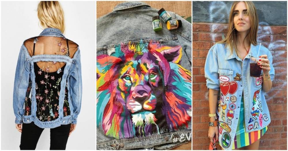 Несколько простых способов стильного преображения джинсовой куртки - cpykami.ru
