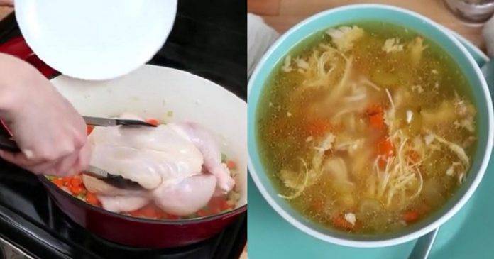 Удивительный рецепт куриного супа который мне шепнул на ухо известный шеф-повар - hitrostigizni.ru