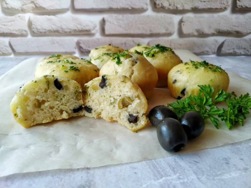 Закусочные булочки с оливками, пеку вместо хлеба! - hitrostigizni.ru