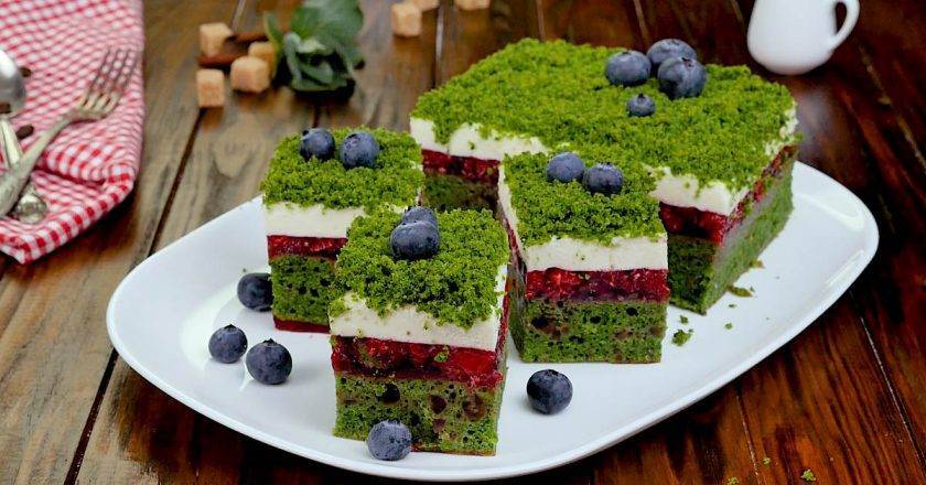 Как приготовить торт «Лесной мох» со шпинатом - hitrostigizni.ru