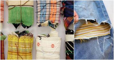 Переделайте старые джинсы в яркую дизайнерскую вещь с помощью обычных заплаток - cpykami.ru