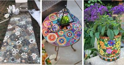 15 художественных способов создания садовой мозаики - cpykami.ru