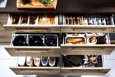 Рассказываю, как я организовала хранения на кухне. - zen.yandex.ru