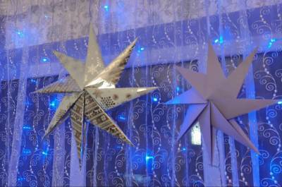 Новогоднее украшение, которое удобно хранить: звезда как из Икеа - cpykami.ru