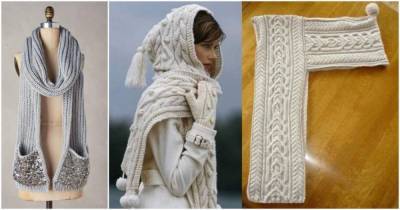 Тёплая и стильная зима: 15 классных моделей вязаных шарфов - cpykami.ru