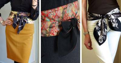 Крутая деталь на одежде: 13 идей использования тонкого платка - cpykami.ru