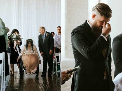 Парализованная невеста изумила всех гостей на свадьбе своим удивительным поступком - cpykami.ru