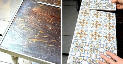 Переделка старого стола, которому 30 лет, потрясает и вдохновляет - cpykami.ru