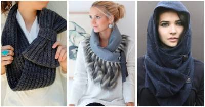 15 необычных шарфов, которые помогут оживить зимний образ - cpykami.ru