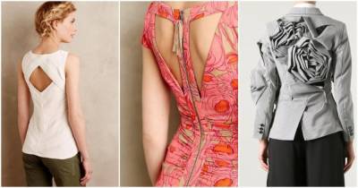 Всего одна деталь, а какой эффект! Красивые спинки на блузах и платьях - cpykami.ru