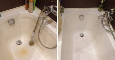 Доступный способ очистить ванну со стойкими загрязнениями, не используя агрессивную химию - novate.ru