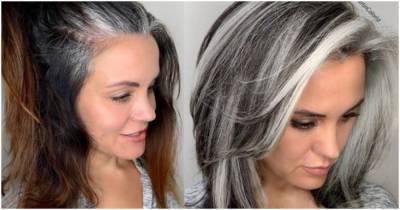Парикмахер поделился 10 эффектными примерами, когда женщины решались на седые волосы - cpykami.ru