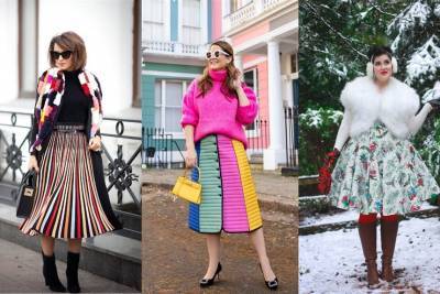 Как носить юбку зимой: 20 стильных и молодежных нарядов - miridei.com