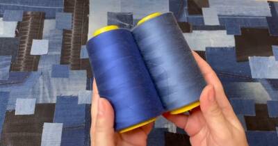 Остались кусочки джинсовой ткани от поделок? Хорошая идея, куда их можно применить с пользой - cpykami.ru