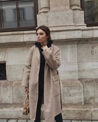 Как и с чем стильно носить осеннее пальто - all-for-woman.com