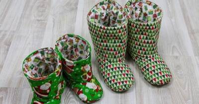 Тёплые тапочки-сапожки для дома. Отличный подарок себе и близким - cpykami.ru