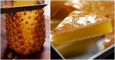 Невероятно вкусный десерт с ананасом. Украсьте им свой Новогодний стол - cpykami.ru