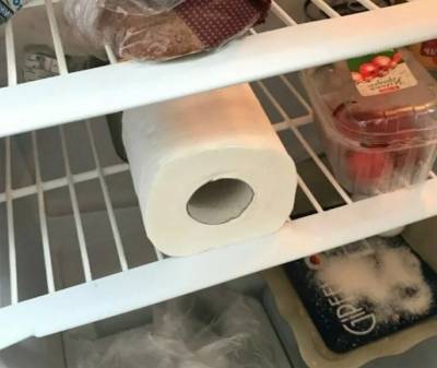 Замораживаю в морозилке обычную туалетную бумагу. Рассказываю, зачем я это делаю. - zen.yandex.ru