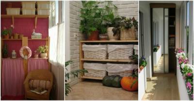 Практичные идеи для хранения овощей, велосипеда, лыж и других вещей на балконе - cpykami.ru