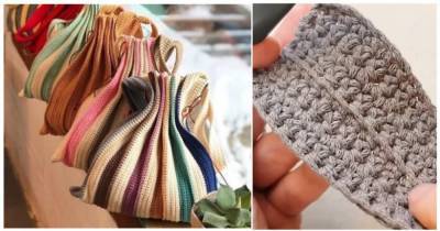 Эффектная сумка на весну: простое вязание — стильный результат - cpykami.ru