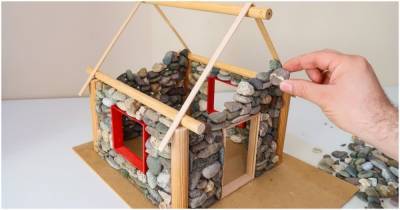 Чудесный каменный домик-светильник для тепла и уюта в каждом доме - cpykami.ru