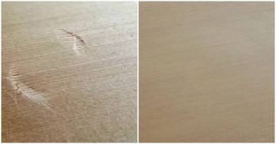 Как быстро убрать с деревянной поверхности вмятины: хитрость от опытных плотников - novate.ru
