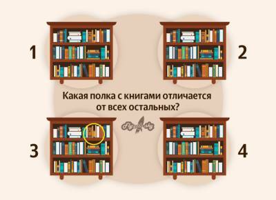 Какая книжная полка отличается от остальных? - flytothesky.ru
