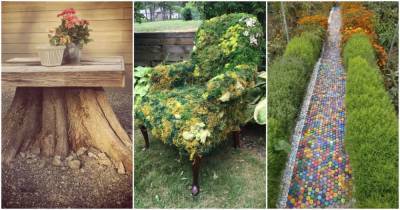 15 довольно необычных идей для сада, которые не оставят равнодушными ни вас ни ваших гостей - cpykami.ru