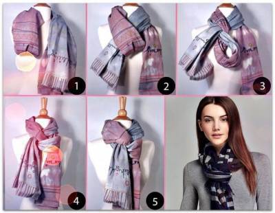 Идеи: как красиво завязать шарф - polsov.com - Сочи