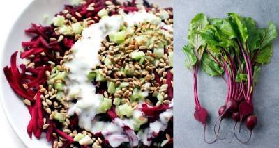 Витаминный салат из свеклы, огурца и жареных семян подсолнечника. Рецепт - nashsovetik.ru