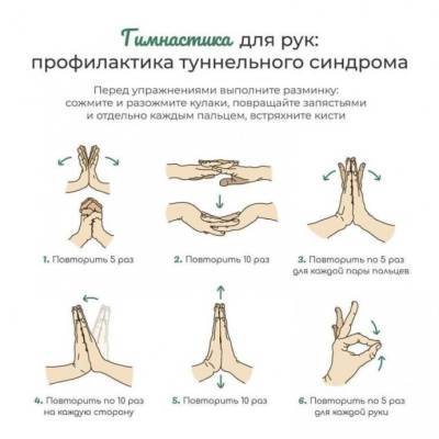 Профилактика туннельного синдрома - polsov.com