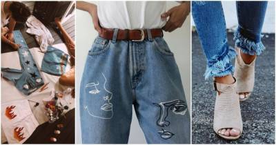10 хитростей, как просто и красиво преобразить джинсы - cpykami.ru