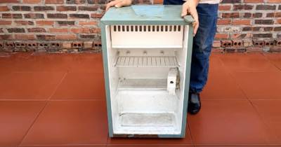 Гениальная идея из старого нерабочего холодильника. Удобно и многофункционально - cpykami.ru