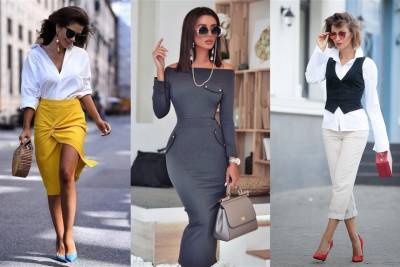 Офисная мода: 10 женственных нарядов для элегантных бизнес-леди - miridei.com