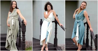 Красивое и просто платье круг и даже без выкройки за 1 час - cpykami.ru