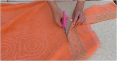 Старое полотенце легко превратить в практичную и симпатичную вещицу для создания уюта - cpykami.ru