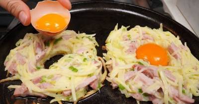 Новая подача картошки с яйцом на завтрак: красиво и удивительно вкусно - cpykami.ru